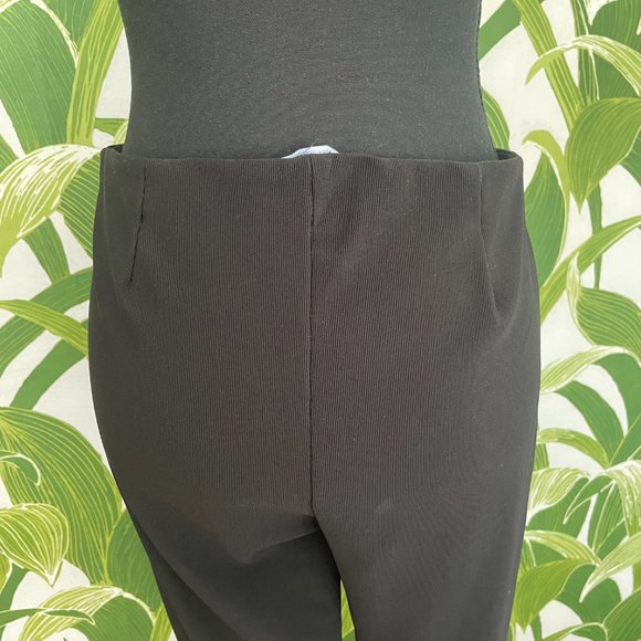 Zara Ribbed Split hem Flared Leggings - Picture 3 of 3